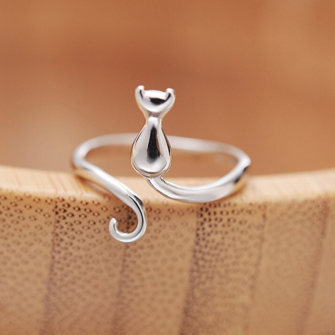 Bague Chat Botté en Argent