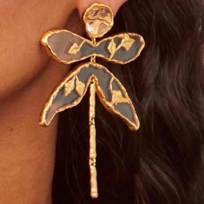 Boucles d'oreilles Fleur Vintage en Or