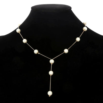 Ensemble de Trois Pièces de Perles Élégantes en Or