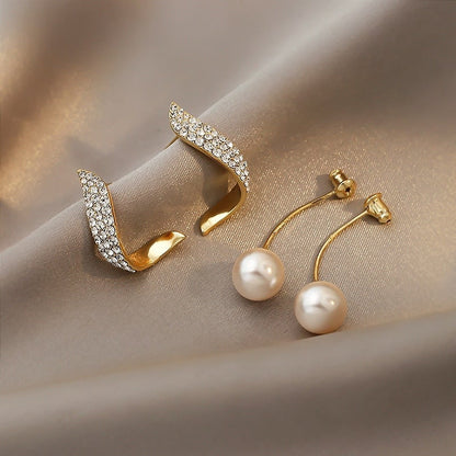 Boucles d'Oreilles Perles en Or