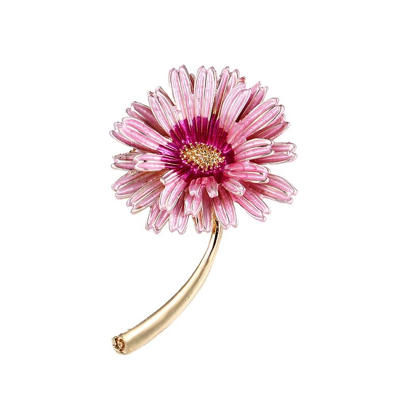 Broche Fleur de Marguerite en Or