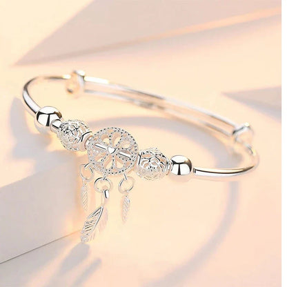 Bracelet Attrape-Rêves Réglable en Argent 925