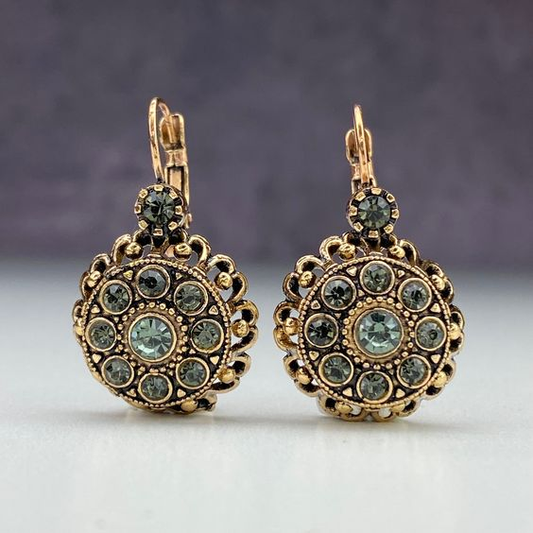 Boucles d'oreilles Mandala en or